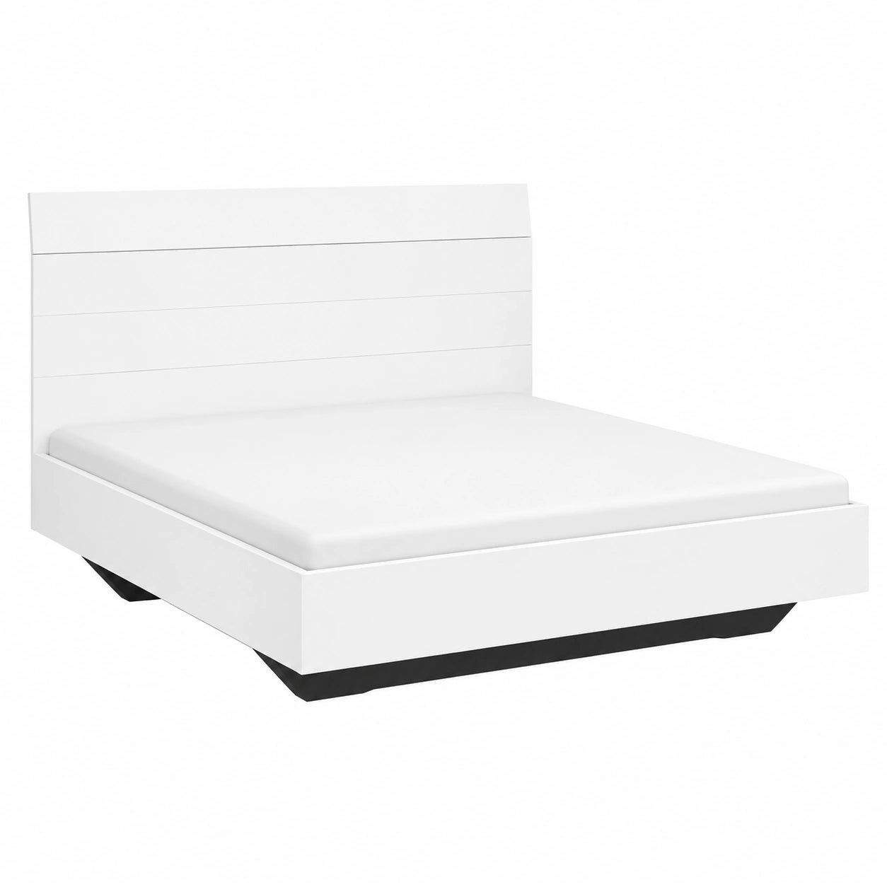 Rauch Möbel Doppelbett Florenz, Alpinweiß, 160x200 cm Liegefläche