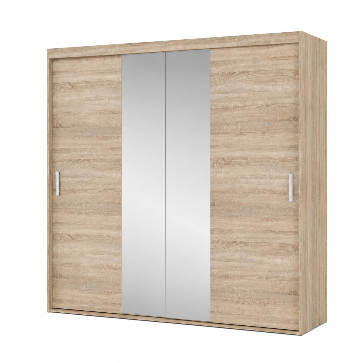 Moderner Schiebeschrank mit Spiegel für Wohnzimmer, Flur und Schlafzimmer - Maßanfertigung